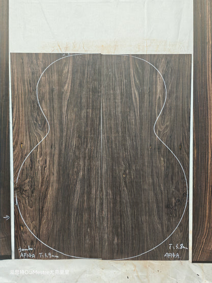 #14 african blackwood back&sides guitar set