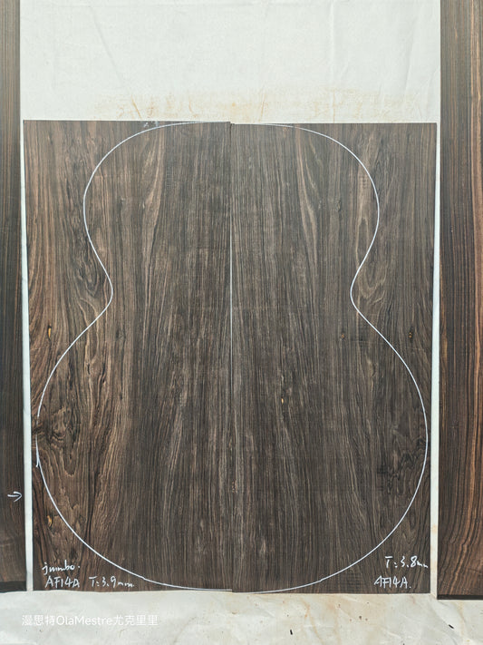 #14 african blackwood back&sides guitar set