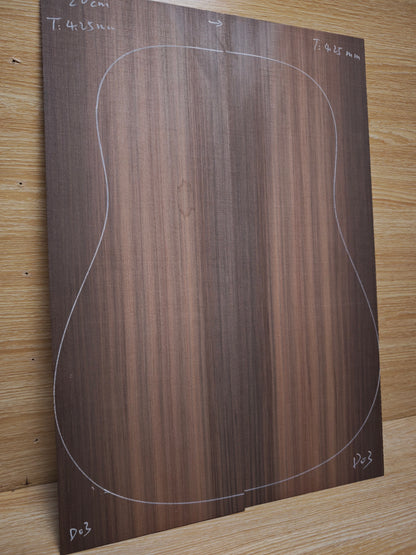 Master Grade sinker redwood guitar top set #D03