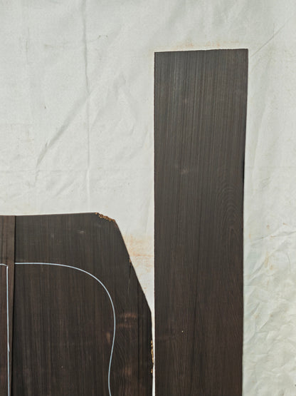 MA10 Quartersawn african blackwood back&sides guitar set