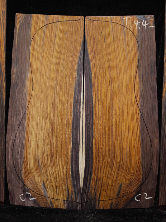 C2 cocobolo back&sides guitar set