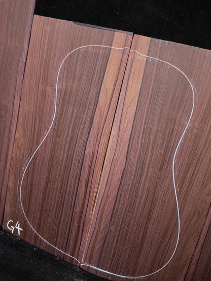G4 Striped Guatemalan Rosewood back&sides guitar set