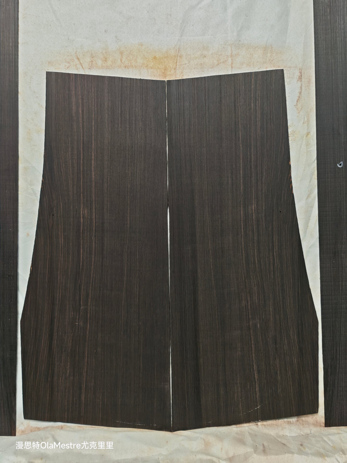 MA02 Quartersawn african blackwood back&sides guitar set with CITES