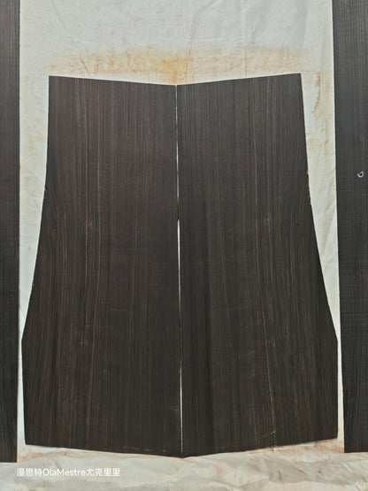 MA02 Quartersawn african blackwood back&sides guitar set with CITES