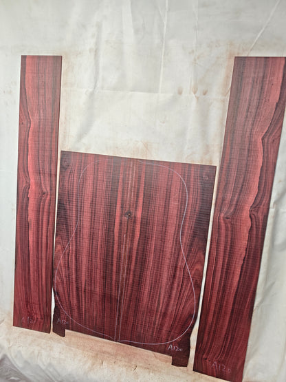 MA Quartersawn Bois de Rose madagascar rosewood back&sides guitar set A120
