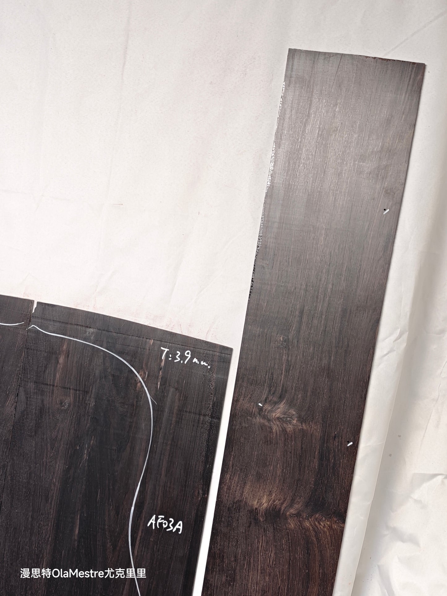 #03 african blackwood back&sides guitar set