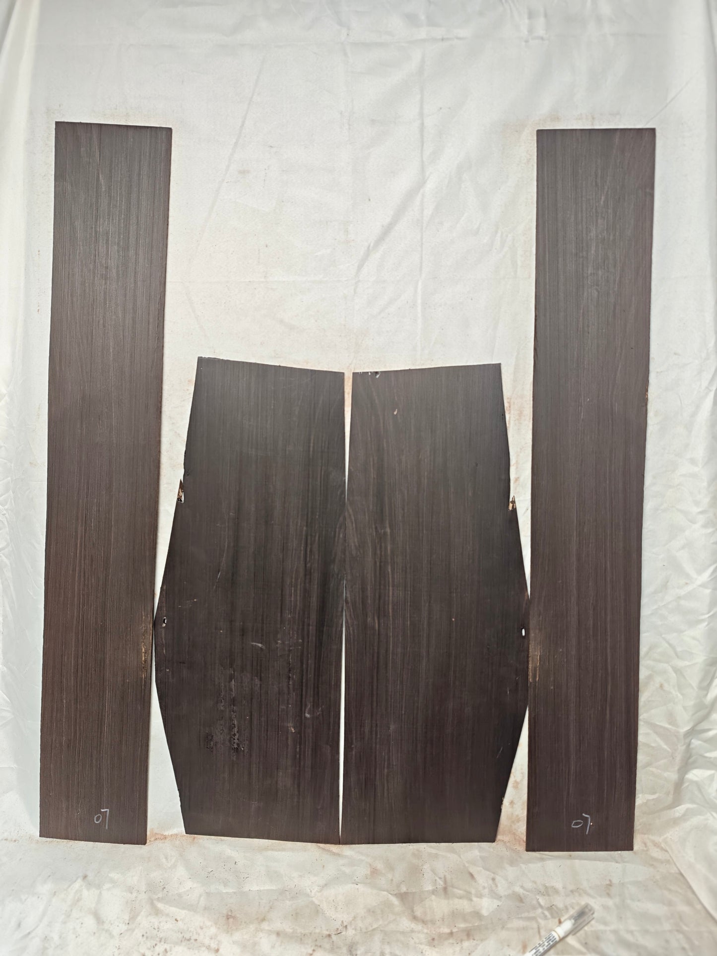MA07 Quartersawn african blackwood back&sides guitar set