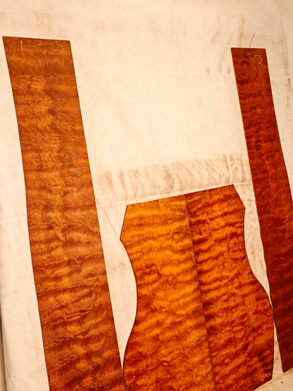THE TREE honduran mahogany guitar backs&sides set