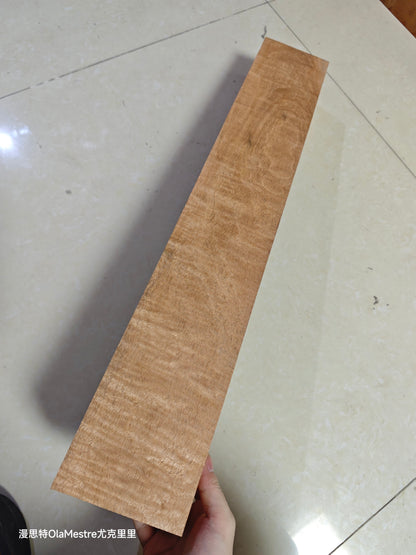 Curly  honduran mahogany one piece neck