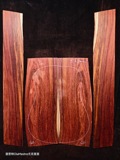 #GD Guatemalan Rosewood back&sides guitar set