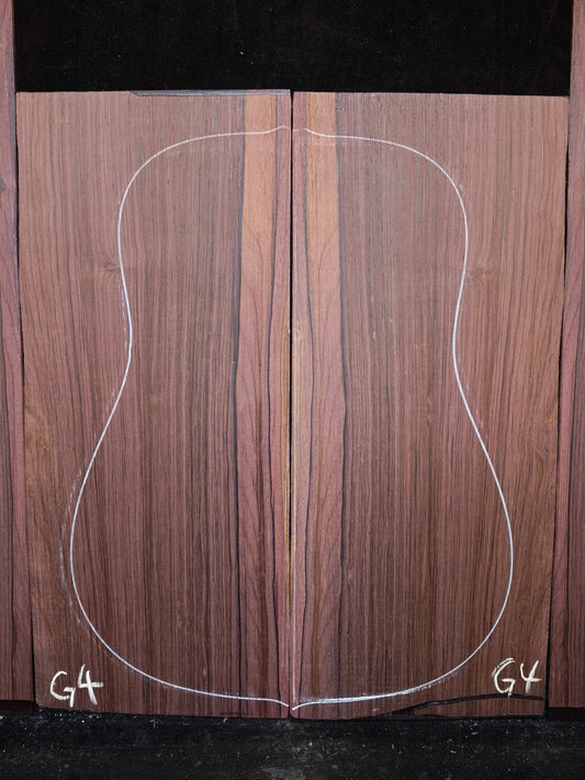 G4 Striped Guatemalan Rosewood back&sides guitar set
