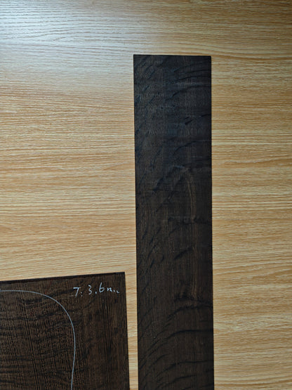 A01 Ancient Bog oak guitar back and side set