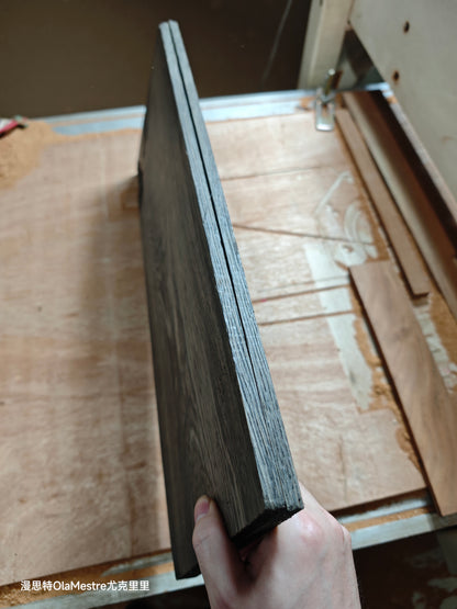 Bog oak electric guitar Drop top