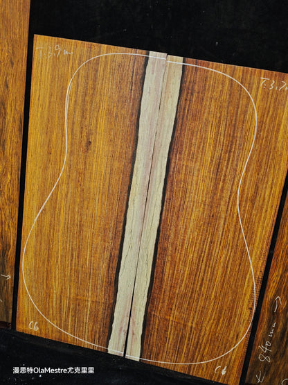 C6 cocobolo back&sides guitar set