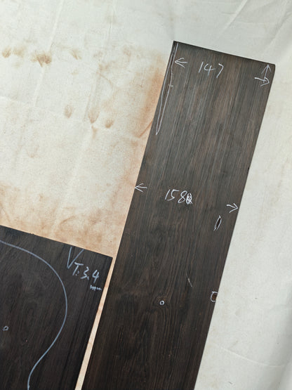 african blackwood back&sides guitar set