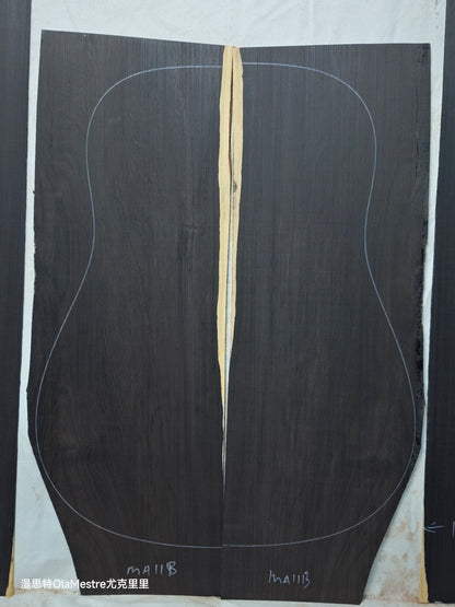 MA11 Quartersawn african blackwood back&sides guitar set