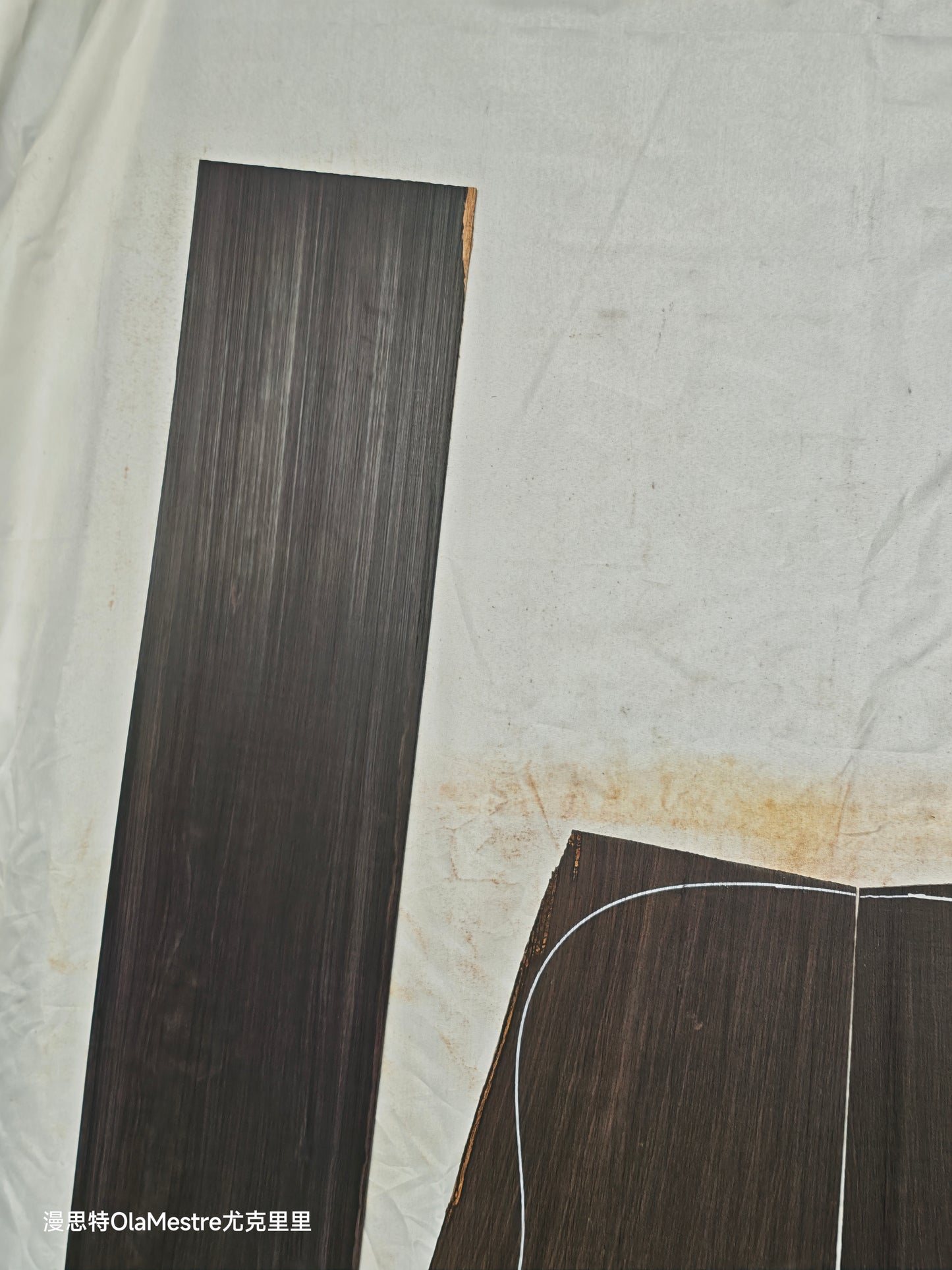 MA01 Quartersawn african blackwood back&sides guitar set with CITES