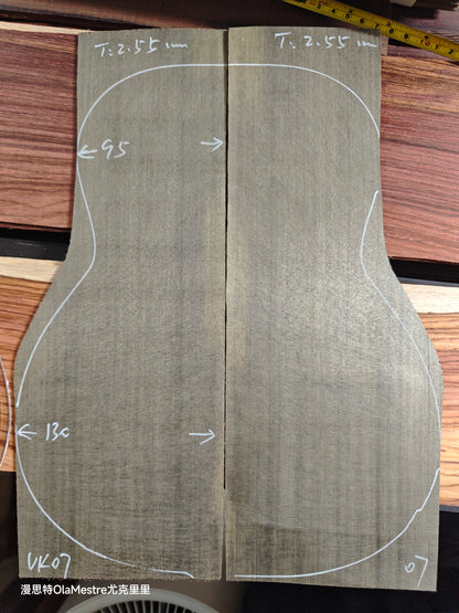 Ancient Dragon Spruce tenor ukulele top sets