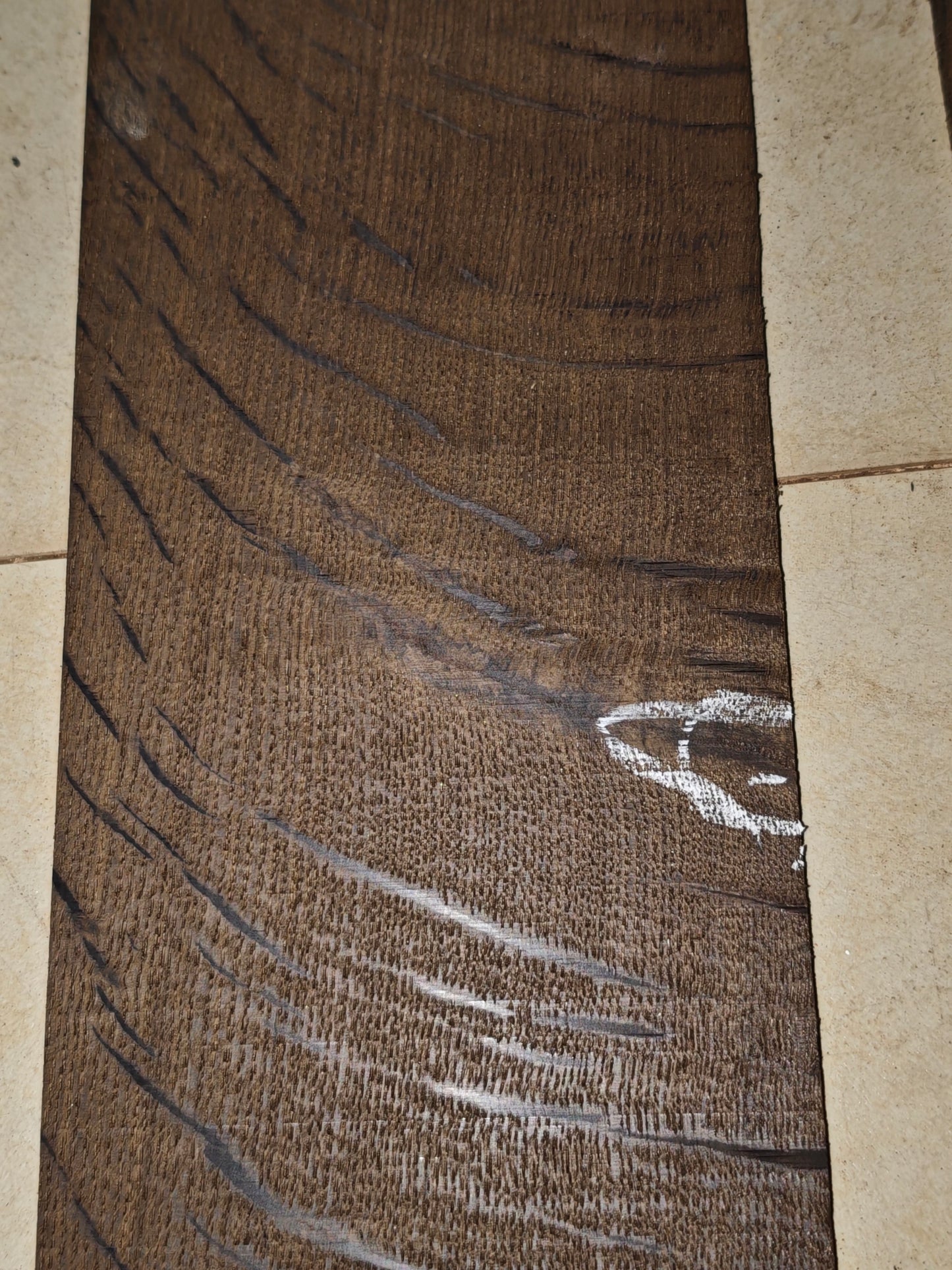 Ancient Bog oak guitar back and side set