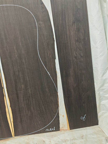 MA06 Quartersawn african blackwood back&sides guitar set