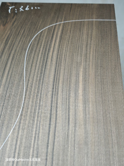 #DG02 Black 'Dragon Spruce' Ancient Sinker Chinese Spruce guitar top