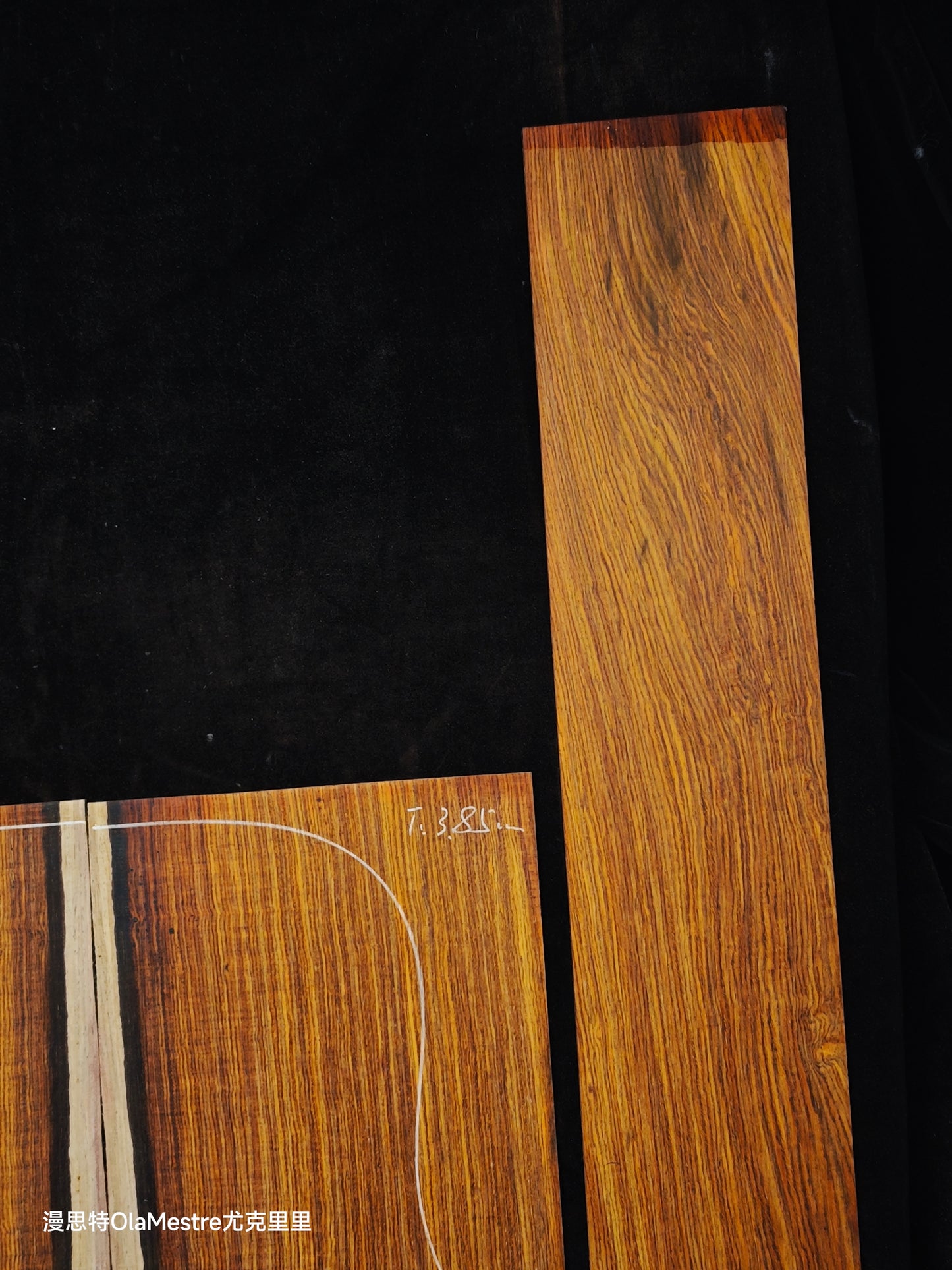 C4 cocobolo back&sides guitar set