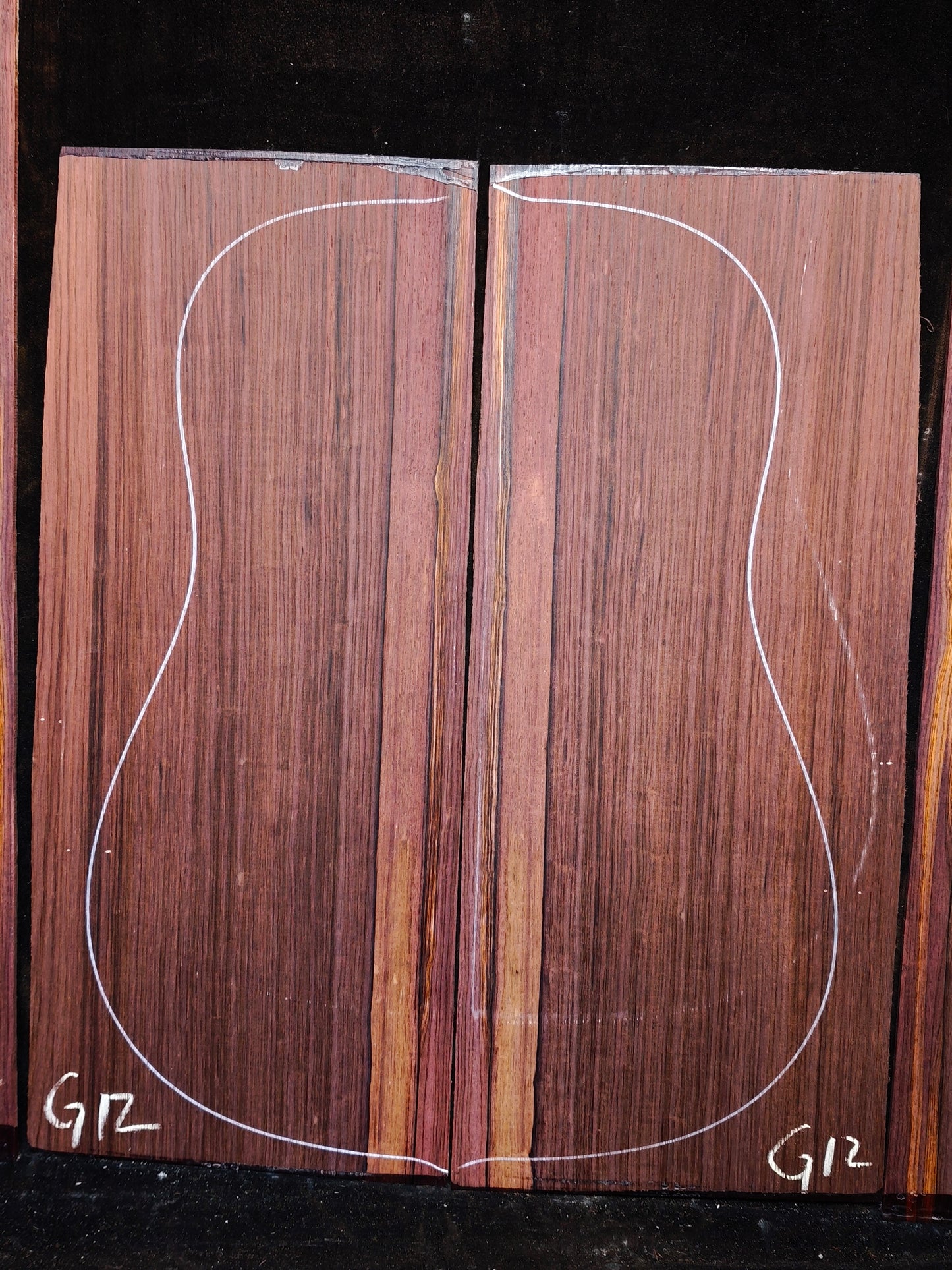 G12 Striped Guatemalan Rosewood back&sides guitar set