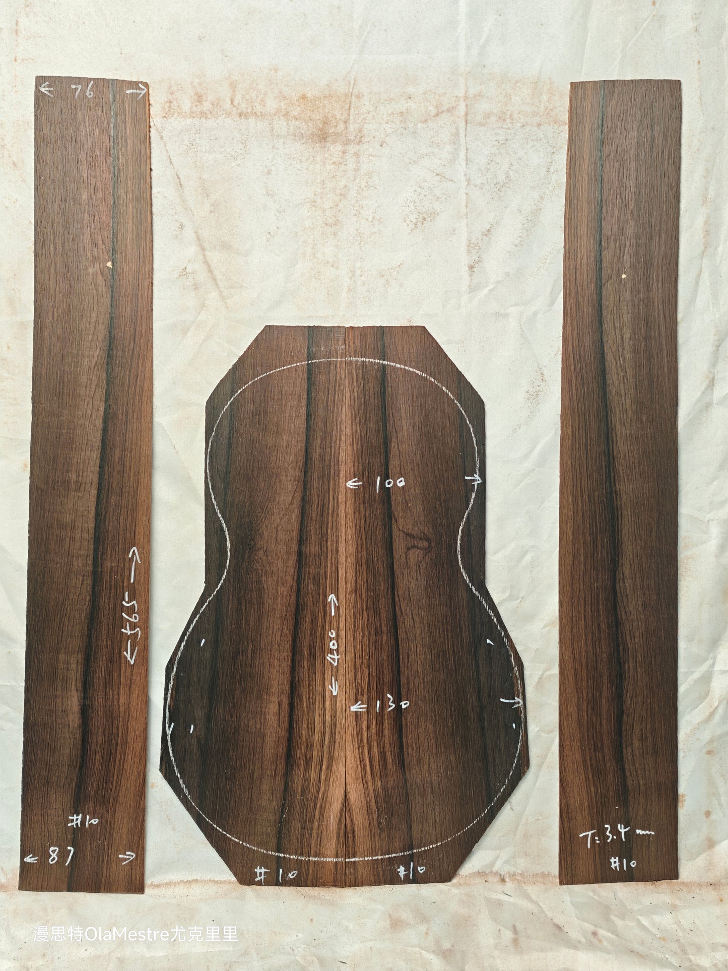 #10 Brazilian Rosewood Ukulele set with CITES-Certified