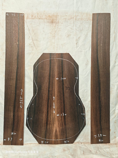 #10 Brazilian Rosewood Ukulele set with CITES-Certified