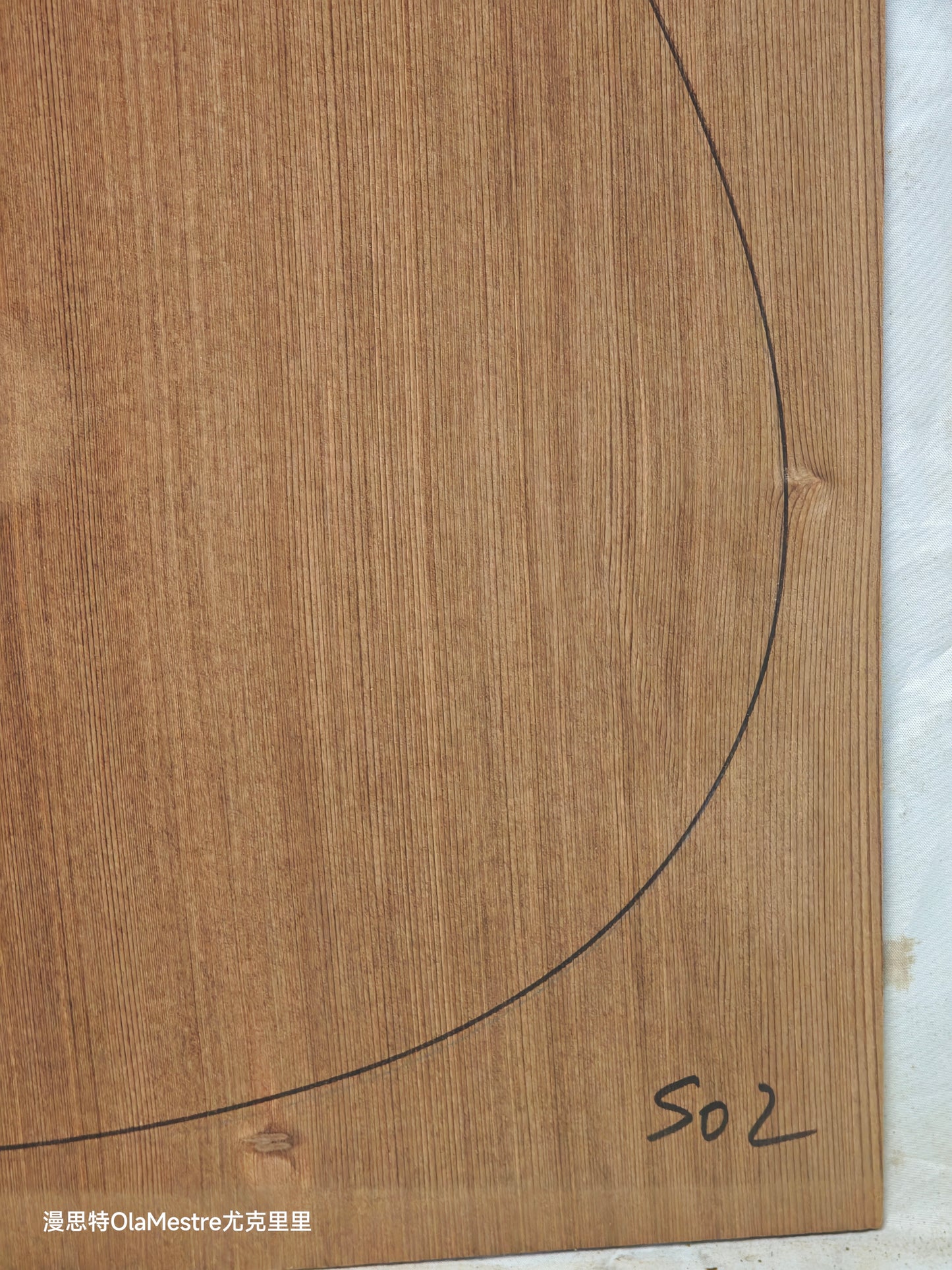 S02 sinker redwood guitar top set