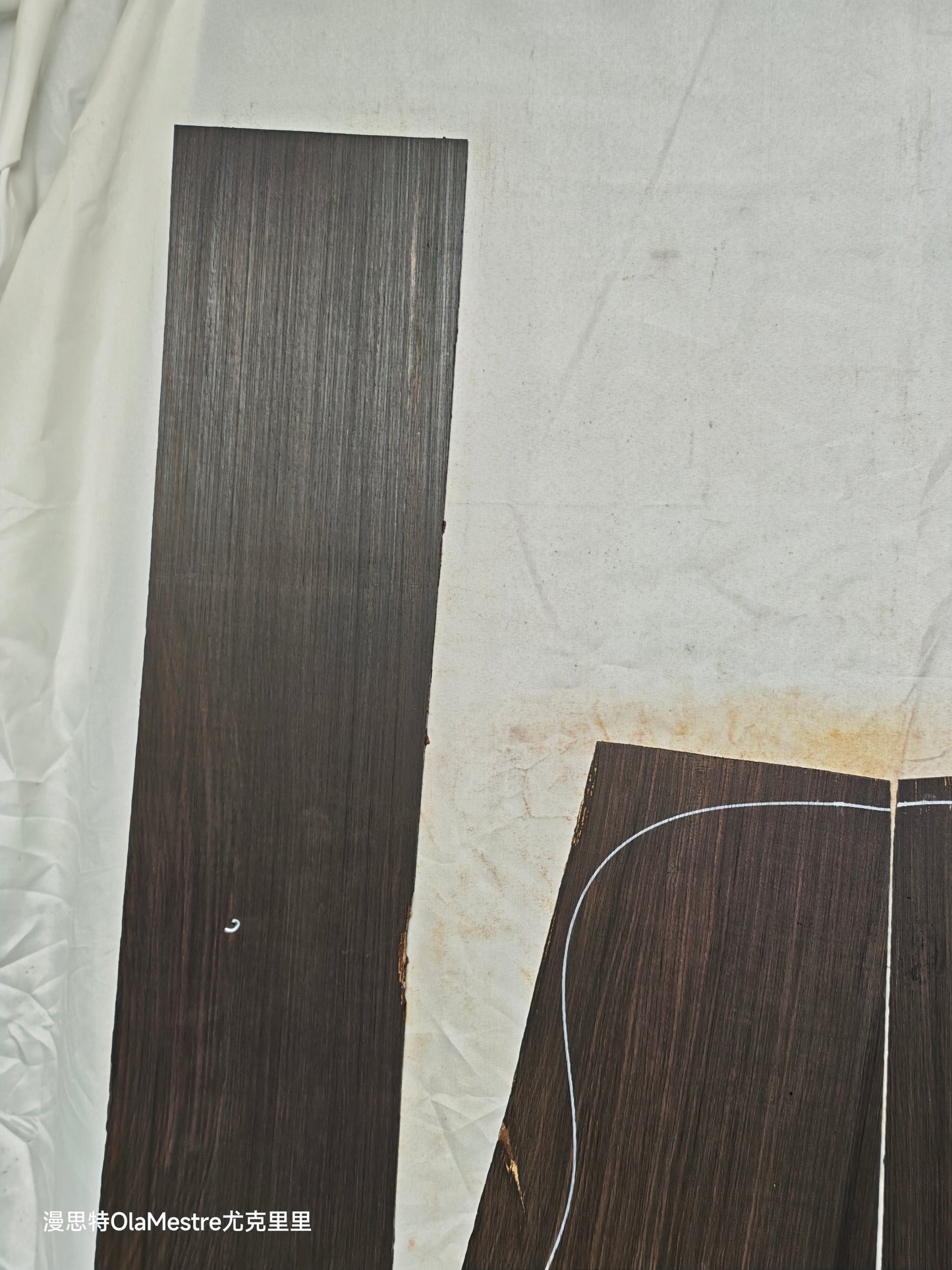 MA03 Quartersawn african blackwood back&sides guitar set with CITES