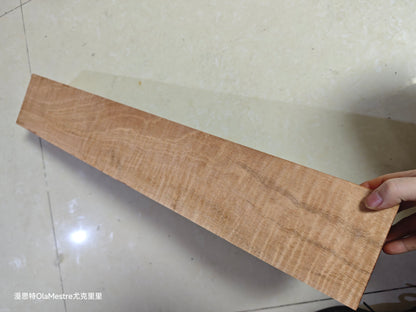 Curly  honduran mahogany one piece neck