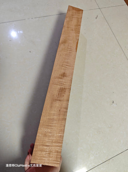 Curly  honduran mahogany one piece neck