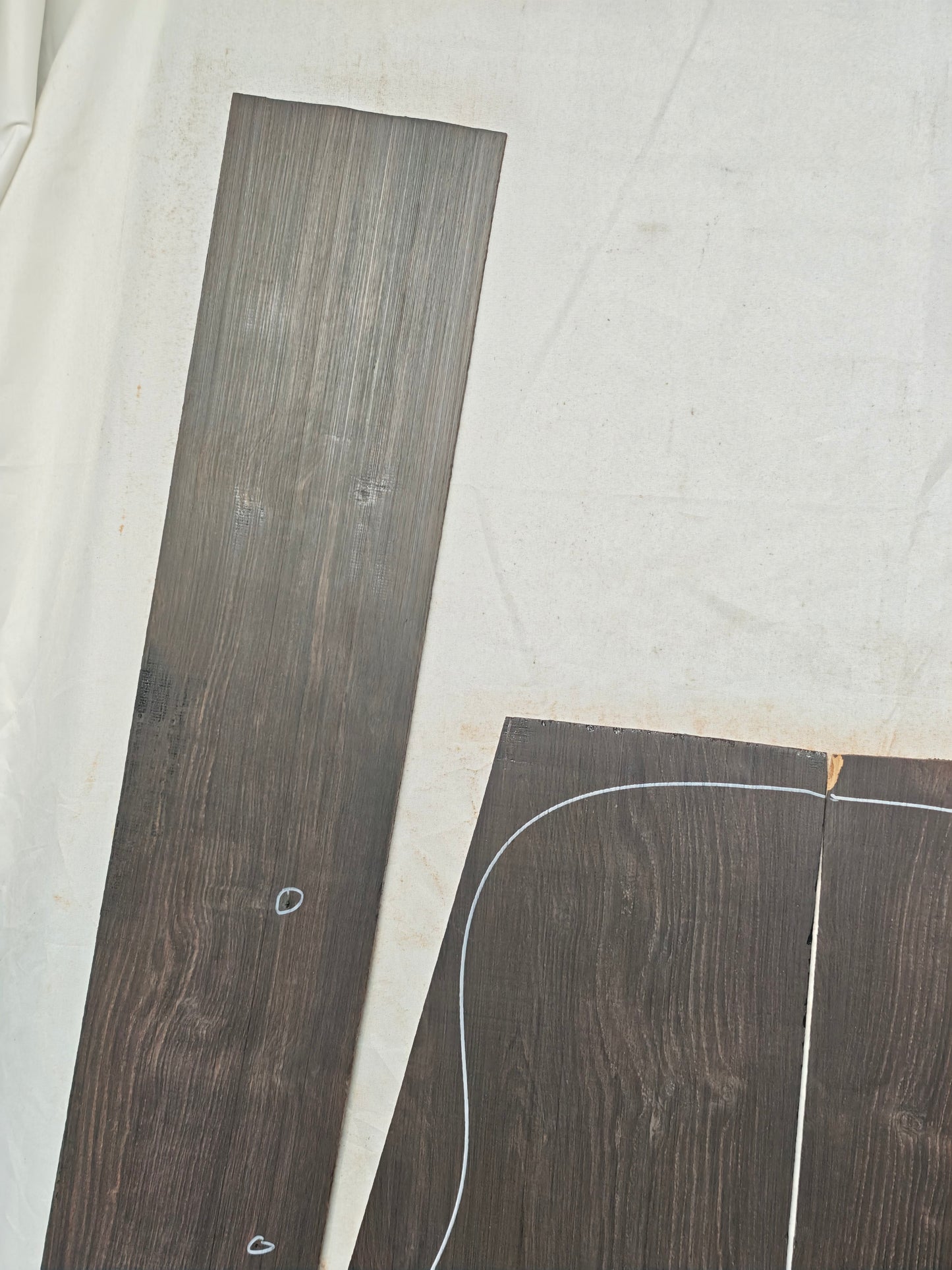 #22 african blackwood back&sides guitar set