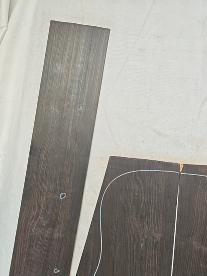 #22 african blackwood back&sides guitar set