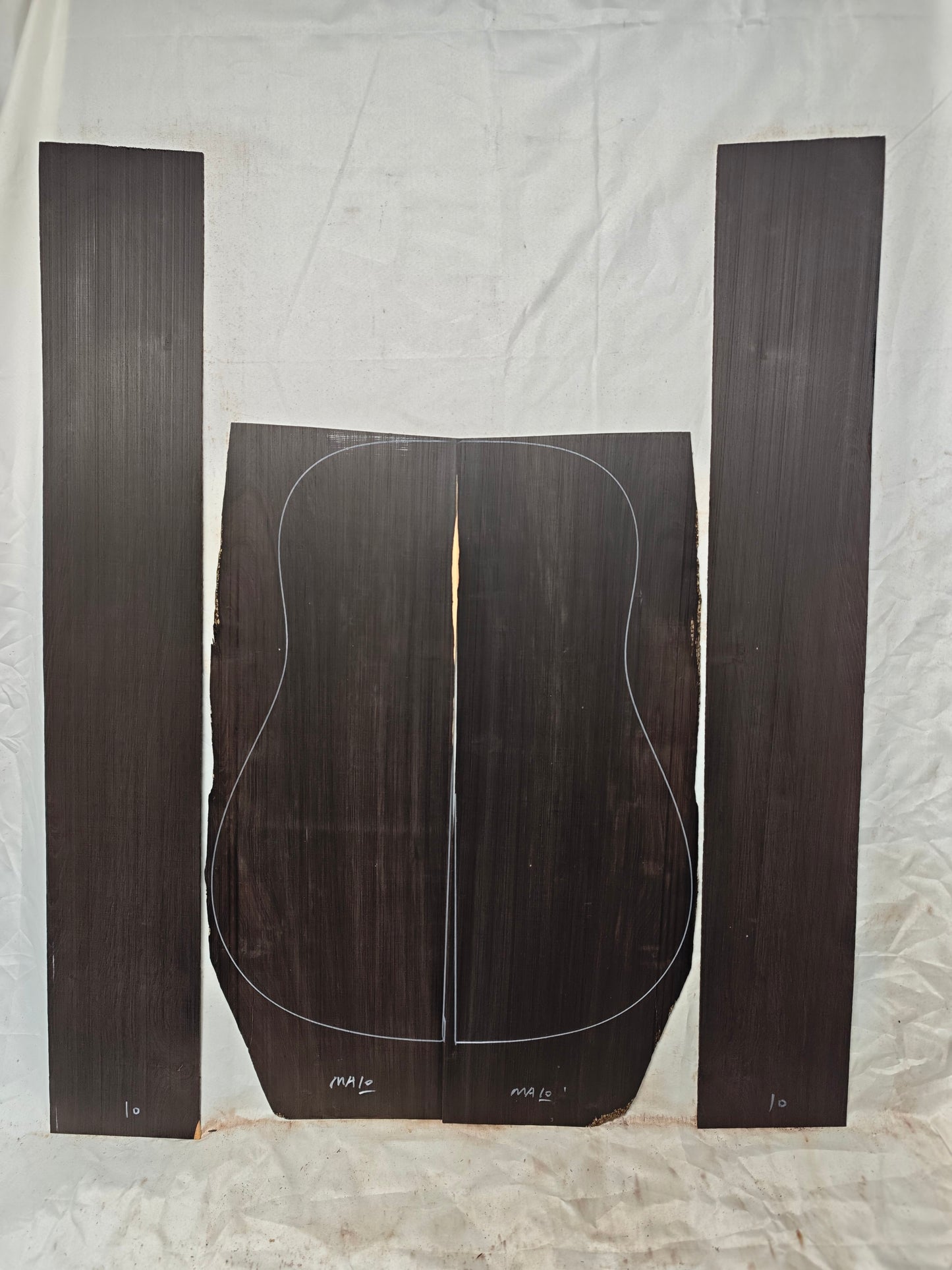 MA10 Quartersawn african blackwood back&sides guitar set