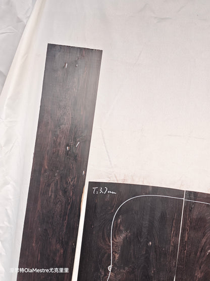 #04 african blackwood back&sides guitar set