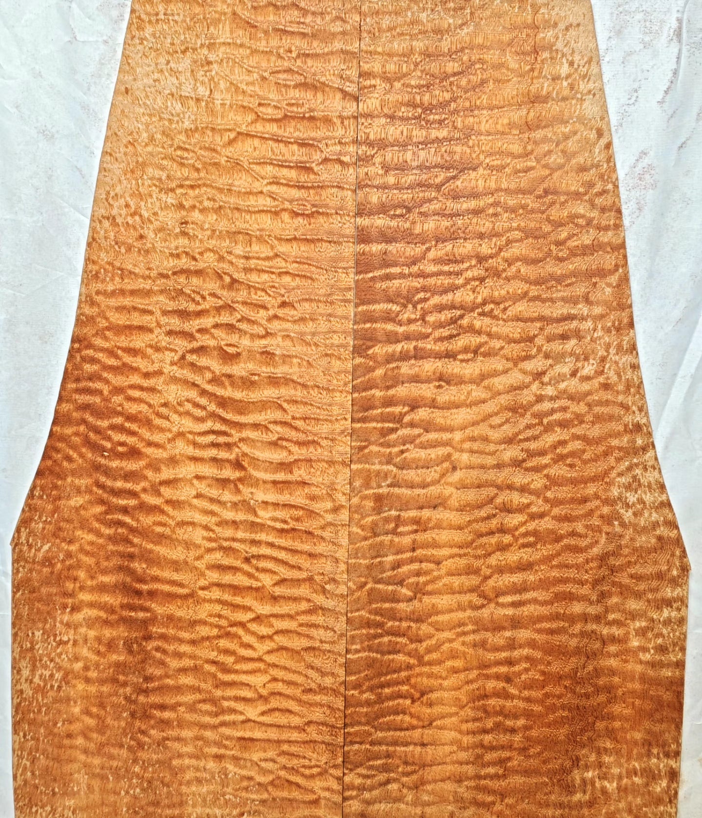 Quilted sapele acoustic guitar back &sides set