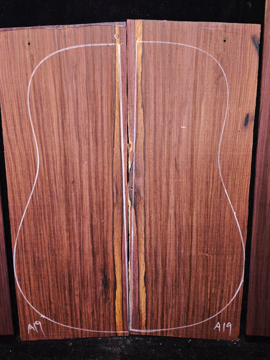 A19 Guatemalan Rosewood back&sides guitar set