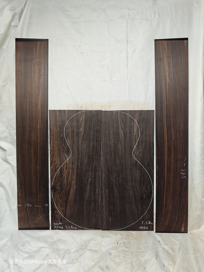#14 african blackwood back&sides guitar set