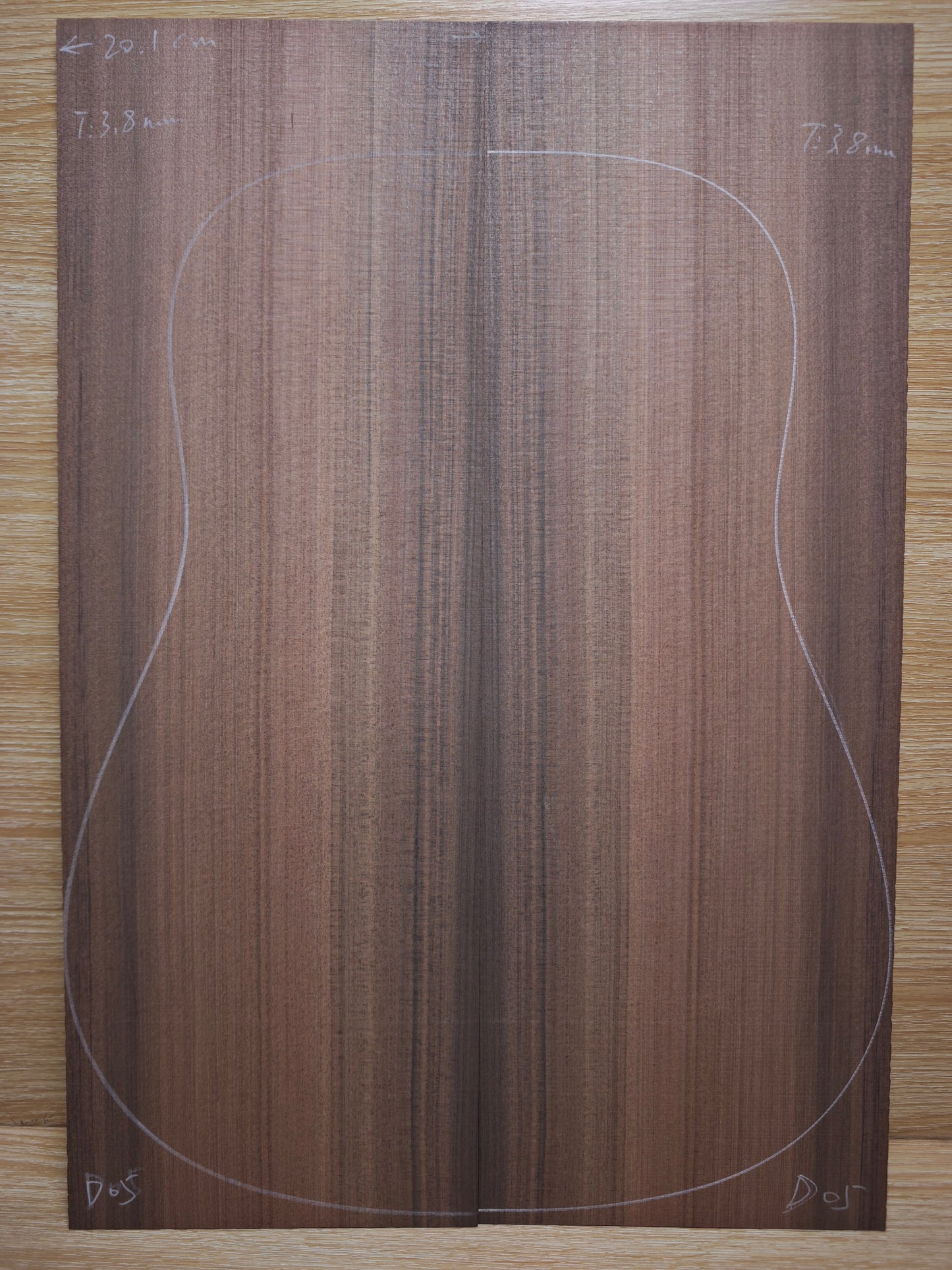 MA sinker redwood guitar top set #D05