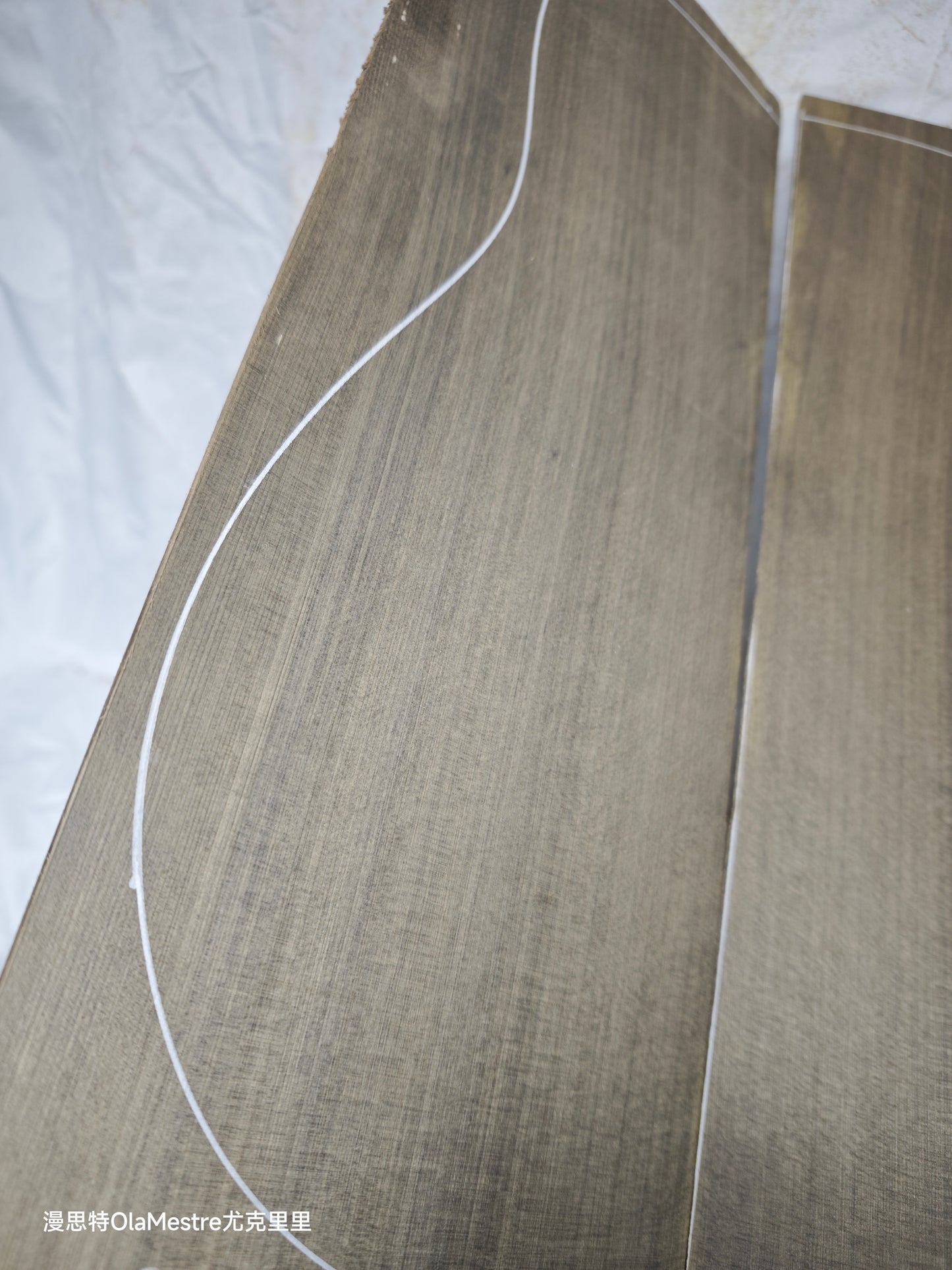 #GD 03 Green 'Dragon Spruce' Ancient Sinker Chinese Spruce guitar top