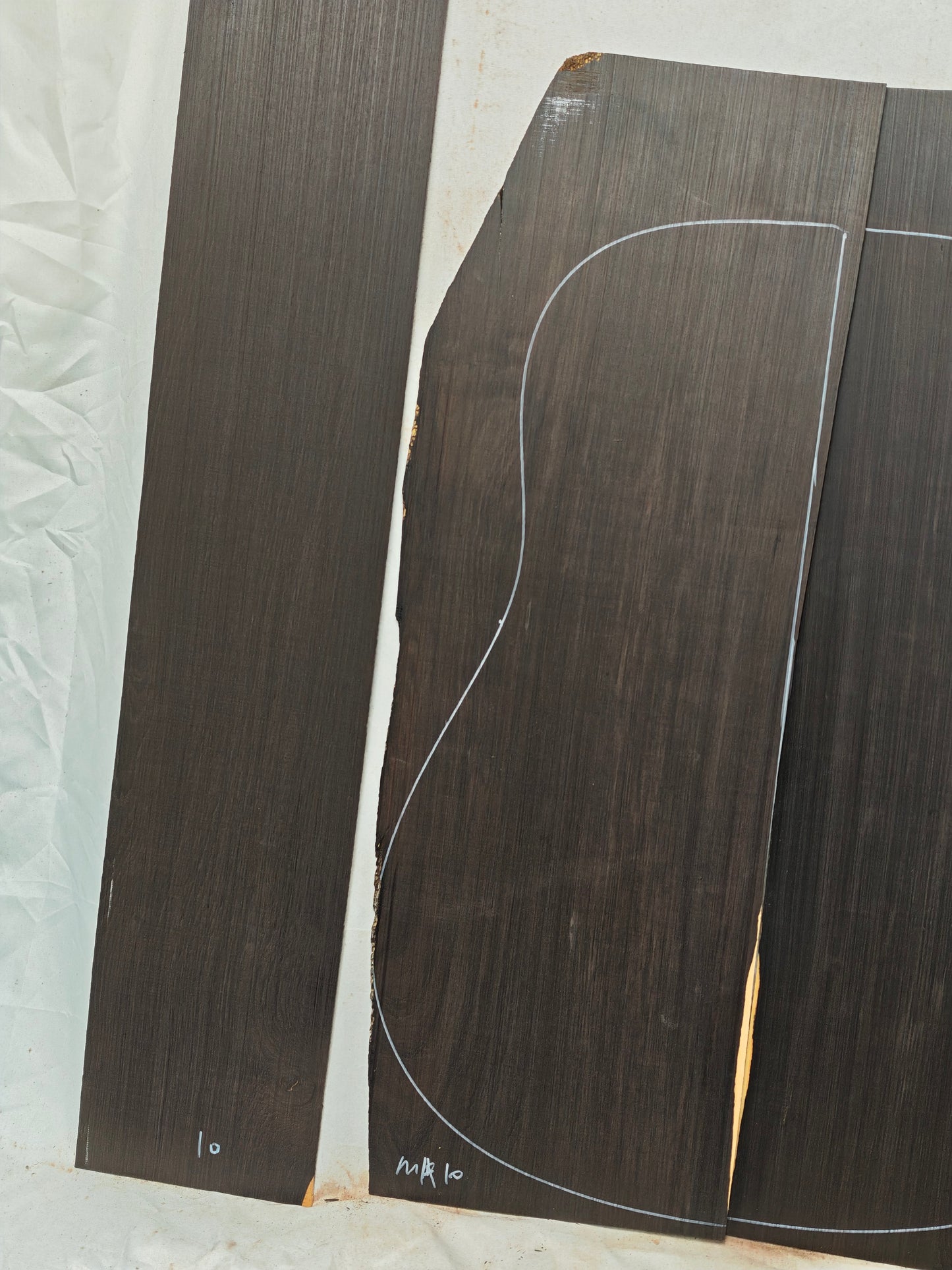 MA10 Quartersawn african blackwood back&sides guitar set