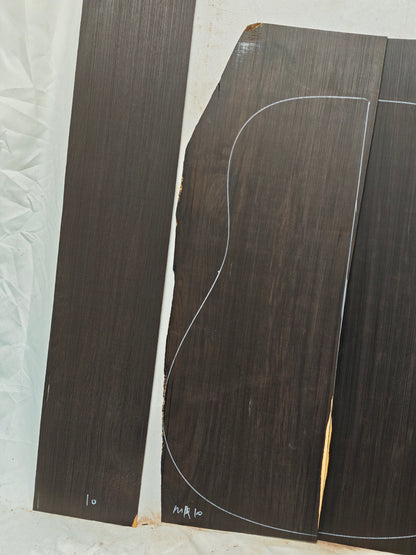 MA10 Quartersawn african blackwood back&sides guitar set