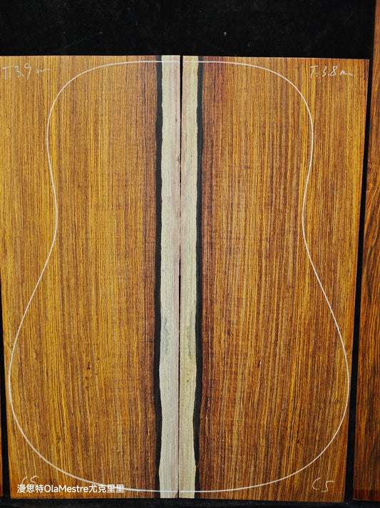 C5 cocobolo back&sides guitar set