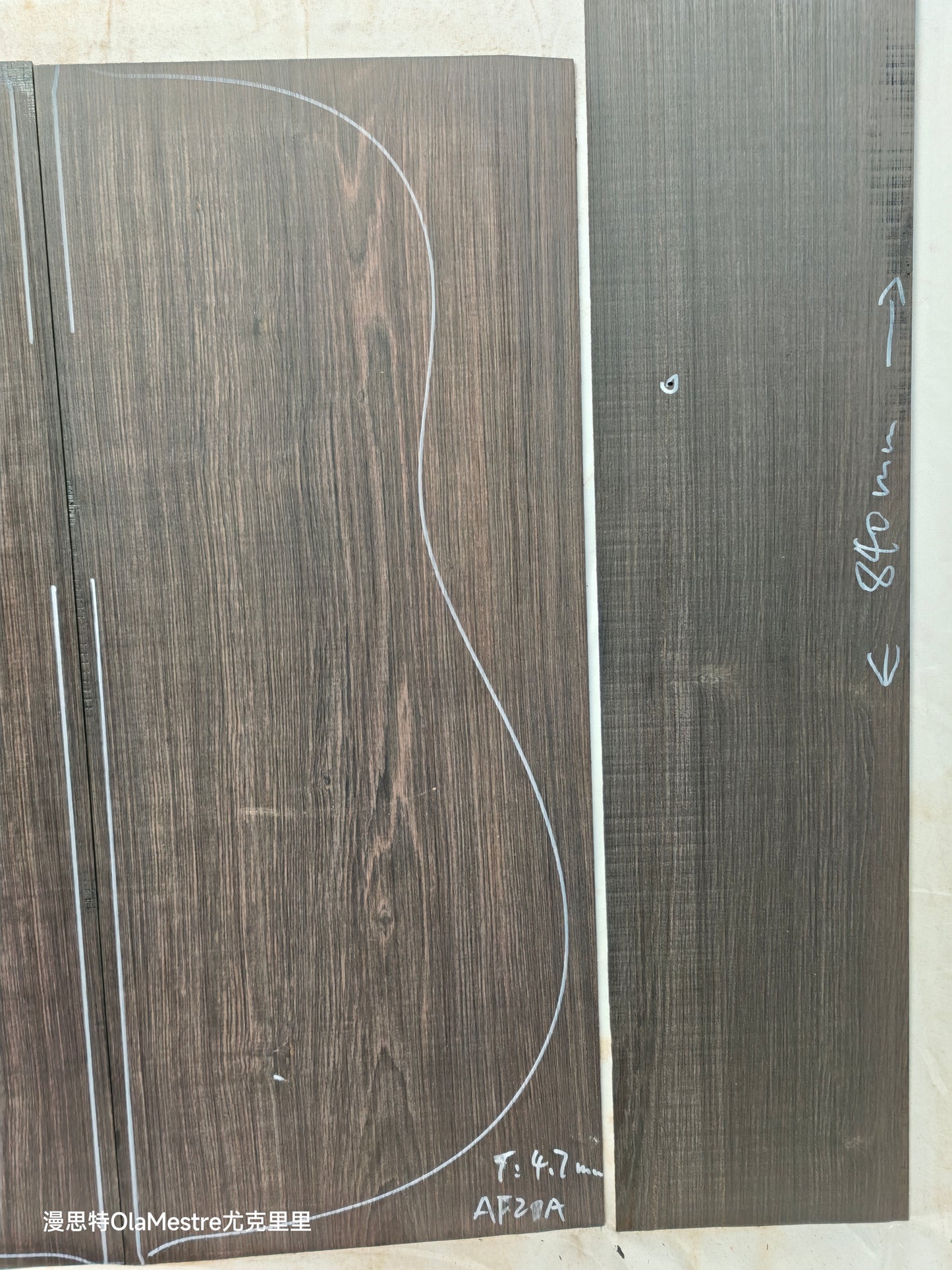 #20 african blackwood back&sides guitar set