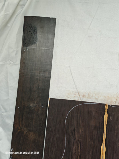 #07 african blackwood back&sides guitar set