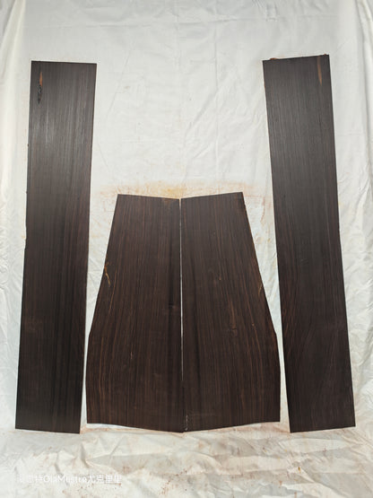 MA03 Quartersawn african blackwood back&sides guitar set with CITES