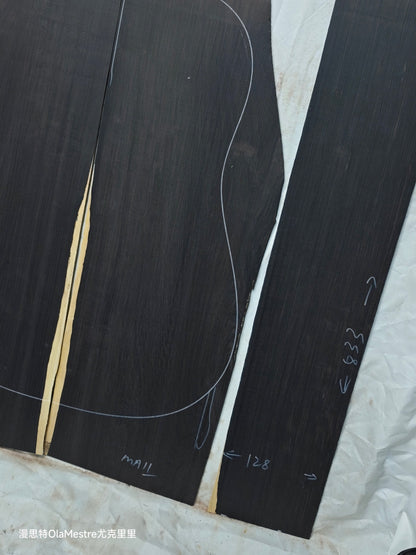 MA11 Quartersawn african blackwood back&sides guitar set