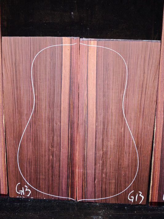 G13 Striped Guatemalan Rosewood back&sides guitar set